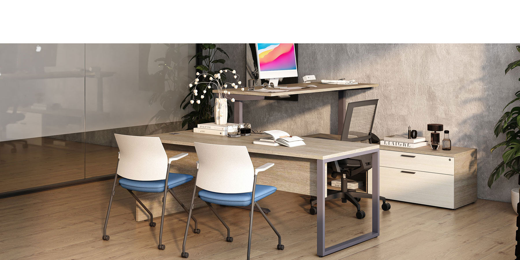 Private Office with Standing Desk